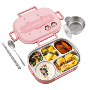 Cute Lunch Box Food Grade 304 Stainless Steel Insulation Lunch Box for Gift