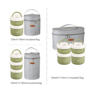 Round lunch box