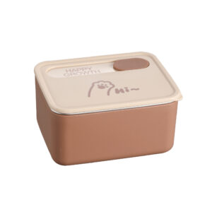 Cute Portable Stainless Steel Lunch Box Set Insulated Bag Microwavable BPA Free Lids Cutlery for Newborn Children's Meal Prep