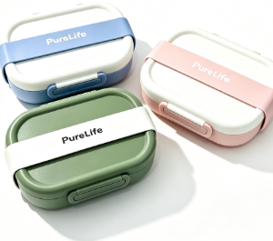 Leshi 304 stainless steel leakproof lunch box tiffin bento compartment food container wholesale